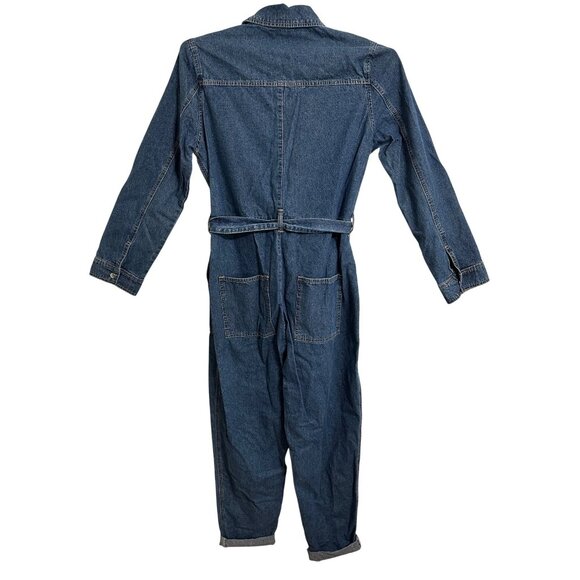 Fashion Nova Womens Long Sleeve Boilersuit Jumpsuit Size XL Workwear Inspired - Picture 3 of 7